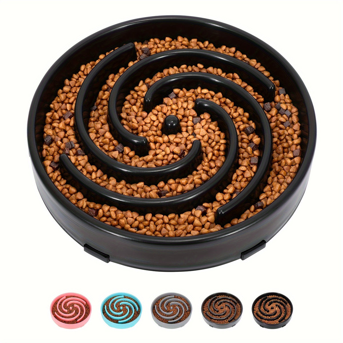 Großer Slow Feeder Fun Maze Bowl für Hunde – Interaktives Puzzle-Design | Haustierzubehör|