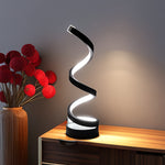 Illuminate Your Space: Spiral Table Lamp | Lighting | - Shoppix