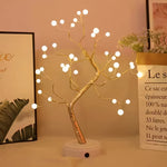 Illuminate Your Space: 36 LED Pearl Tree Lamp | Lighting & Decoration Item | - Shoppix