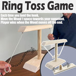 Ultimate Wooden Ring Toss Game - Fun Party Game for Indoor/Outdoor, Perfect for Halloween, Christmas, Thanksgiving, & More