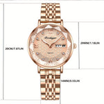 POEDAGAR Women's Luxury Rhinestone Quartz Watch | Women's Watches | - Shoppix