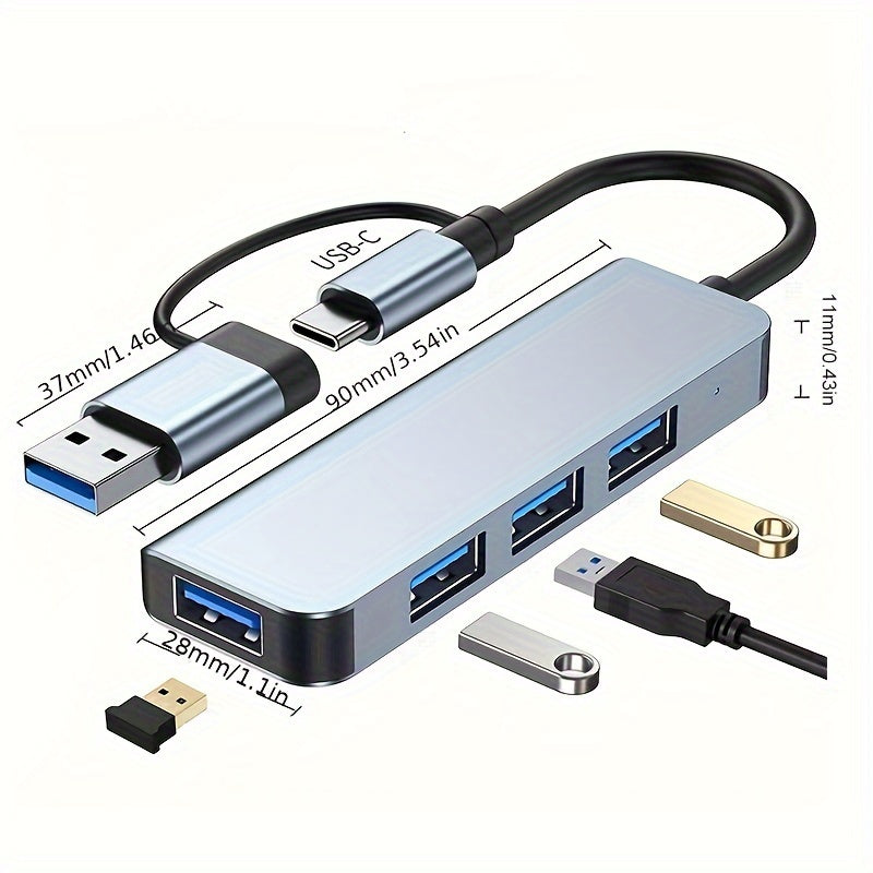 Versatile USB C Hub with Docking Station for MacBook and Other Devices | Electronics | Computer & Laptop Accessories - Shoppix