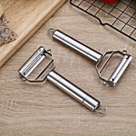 Slice and Dice with Ease: Stainless Steel Fruit and Vegetable Slicer Cutter | Kitchen Utensils | - Shoppix