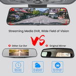 Upgrade Your Car's Safety with a 1080P Touch Screen Mirror Camera | Dash Cams | - Shoppix