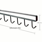 Streamlined Kitchen Organizer: Hanging Cup and Clothes Storage Rack | Storage Organization | - Shoppix