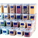 Keep Your Kitchen Organized: Airtight Food Storage Containers Set (36pcs) | Storage Organization | - Shoppix