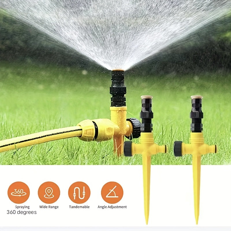 Comprehensive 360° Garden Sprinkler Rotation Irrigation System Set for Efficient Watering | Gardening Equipment | - Shoppix