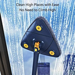 Triangle Mop Set with 360 Degree Rotation | Cleaning Supplies | - Shoppix