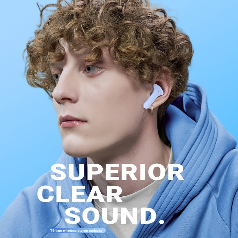 Enjoy Superior Sound Quality and Comfort with the Original T6 Wireless Earphones |Headphones & Earbuds|